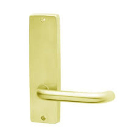 Lockwood 1905 Square End Plate With 47 Lever LH Polished Brass 1905/47LPB - primehardware