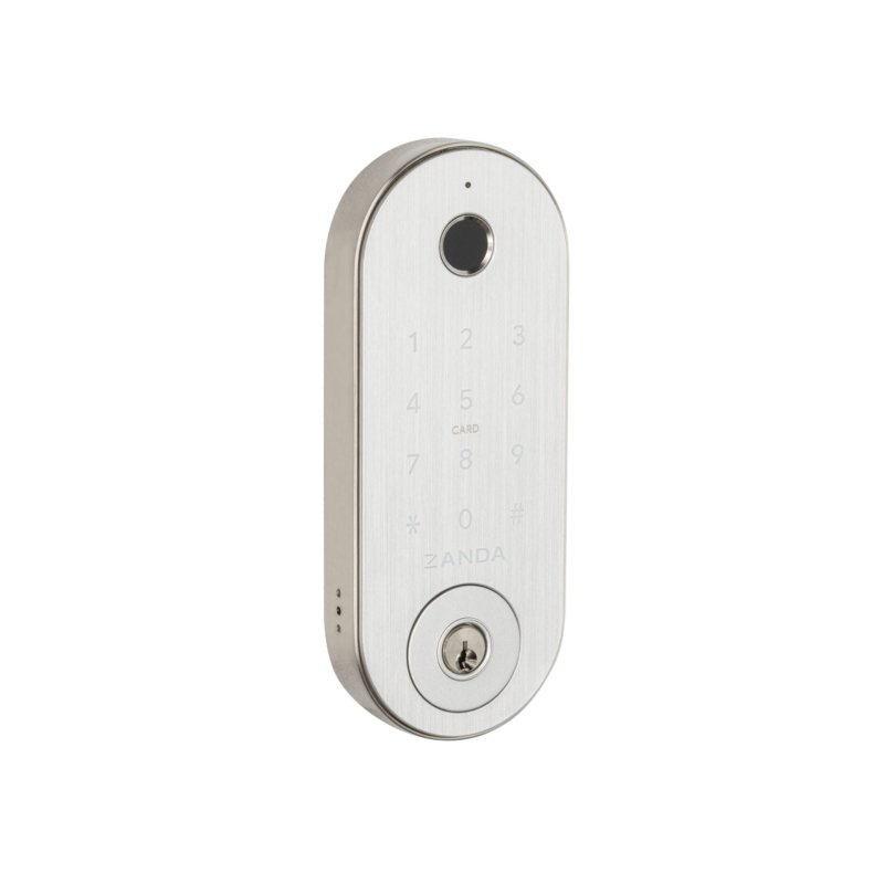 Zanda Stealth Smart Lock Deadbolt 60mm Brush Nickel 1320.BN - primehardware
