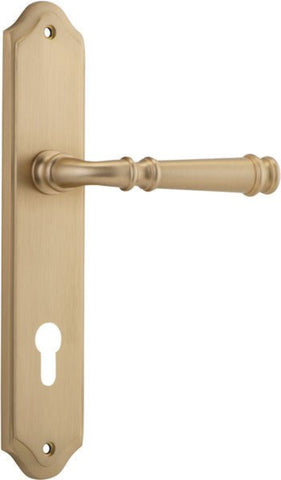Iver Verona Door Lever Handle On Shouldered Backplate - primehardware