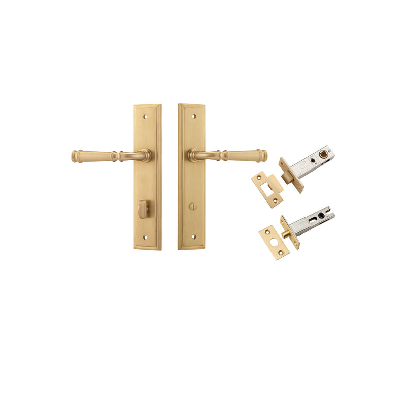 IVER VERONA DOOR LEVER HANDLE ON STEPPED BACKPLATE - CUSTOMISE TO YOUR NEEDS
