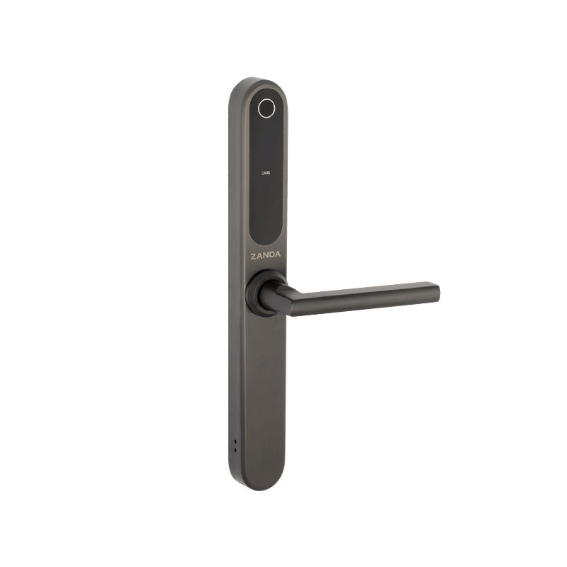 Zanda Stealth Smart Lock Long Plates – Graphite Nickel - primehardware