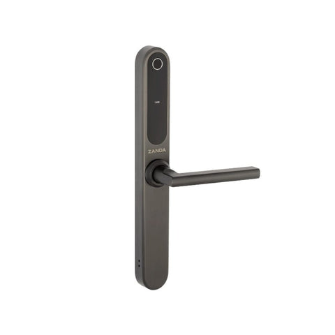 Zanda Stealth Smart Lock Long Plates – Graphite Nickel - primehardware