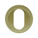 Brass letter 'O' on a white background