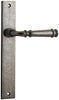 Iver Verona Door Lever Handle On Rectangular Backplate - primehardware
