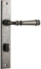 Iver Verona Door Lever Handle On Rectangular Backplate - primehardware