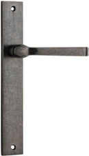 Iver Annecy Door Lever Handle On Rectangular Backplate