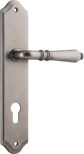 IVER SARLAT LEVER DOOR HANDLE ON SHOULDERED BACKPLATE - CUSTOMISE TO YOUR NEEDS