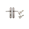Iver Sarlat Lever Door Handle On Shouldered Backplate