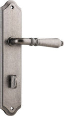 Iver Sarlat Lever Door Handle On Shouldered Backplate - primehardware