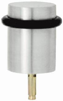 Superior Brass Door Stop, Round, Bolt Fix SS PVD PB 40mm - primehardware