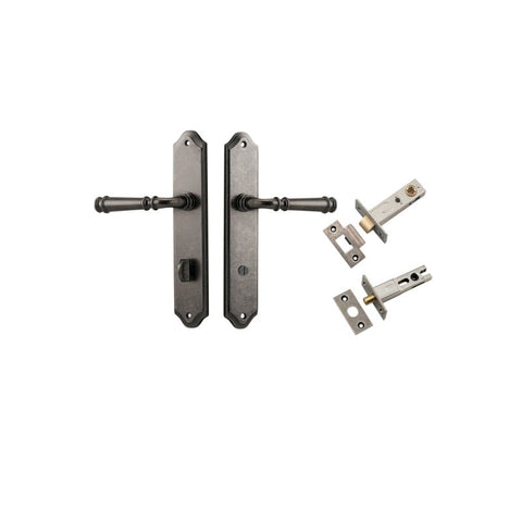 Iver Verona Door Lever Handle On Shouldered Backplate - primehardware