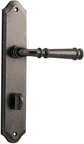 Iver Verona Door Lever Handle On Shouldered Backplate - primehardware