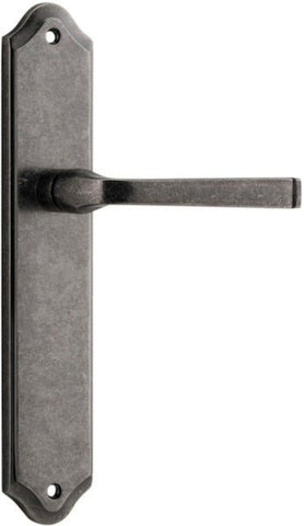Iver Annecy Door Lever Handle On Shouldered Backplate - primehardware