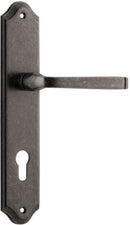 Iver Annecy Door Lever Handle On Shouldered Backplate - primehardware