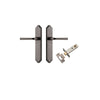 Iver Annecy Door Lever Handle On Shouldered Backplate - primehardware