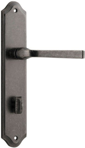 Iver Annecy Door Lever Handle On Shouldered Backplate - primehardware