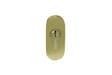 AUSTYLE Euro Escutcheon Rounded PVD Anti Tarnish Brass 70x30mm