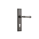 Iver Verona Door Lever Handle On Stepped Backplate - primehardware