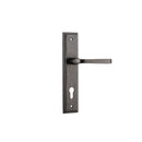 Iver Annecy Door Lever Handle On Stepped Backplate - primehardware