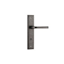 Iver Annecy Door Lever Handle On Stepped Backplate - primehardware
