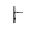 Iver Annecy Door Lever Handle On Chamfered Backplate - primehardware