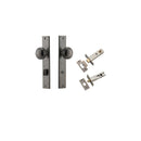 Iver Paddington Door Knob On Rectangular Backplate - primehardware