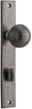 Iver Guildford Door Knob On Rectangular Backplate - primehardware