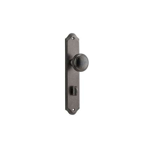 Iver Paddington Door Knob On Shouldered Backplate - primehardware