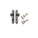 Iver Guildford Door Knob On Shouldered Backplate - primehardware