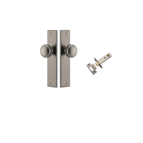 Iver Paddington Door Knob On Chamfered Backplate