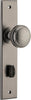 Iver Paddington Door Knob On Chamfered Backplate - primehardware