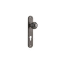 Iver Guildford Door Knob On Oval Backplate - primehardware
