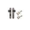 Iver Guildford Door Knob On Oval Backplate - primehardware