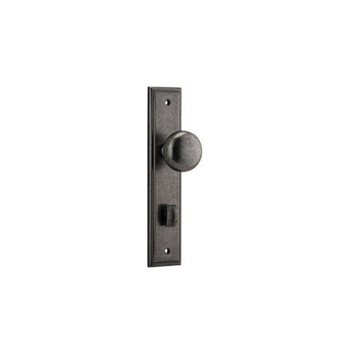 Iver Cambridge Door Knob On Stepped Backplate - primehardware
