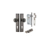Iver Guildford Door Knob On Stepped Backplate - primehardware