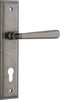 Iver Copenhagen Door Lever Handle On Stepped Backplate - primehardware