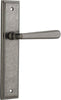 Iver Copenhagen Door Lever Handle On Stepped Backplate - primehardware