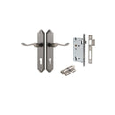 Iver Stirling Door Lever Handle On Shouldered Backplate - primehardware