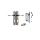 Iver Stirling Door Lever Handle On Oval Backplate - primehardware