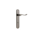 Iver Stirling Door Lever Handle On Oval Backplate - primehardware