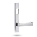 Lockwood 4601 Square End Plate With Cylinder Hole & 90 Lever Satin Brass 4601/90SB - primehardware