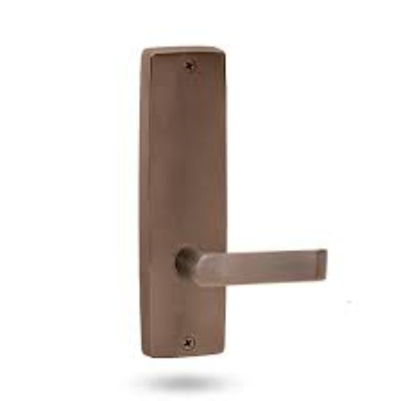 Lockwood 1905 Square End Plate With 59 Lever Architectural Bronze 1905/59AZ