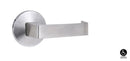 Lockwood 1360 Series 90 Lever on Round Rose Full Set Satin Chrome 1360/1361/90SC - primehardware