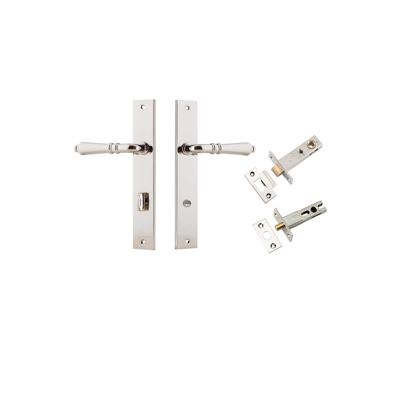 IVER SARLAT LEVER DOOR HANDLE ON RECTANGULAR BACKPLATE- CUSTOMISE TO YOUR NEEDS
