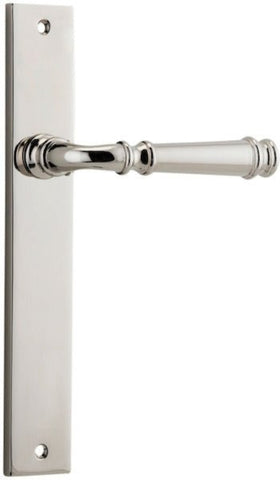 Iver Verona Door Lever Handle On Rectangular Backplate - primehardware