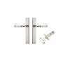Iver Verona Door Lever Handle On Rectangular Backplate - primehardware