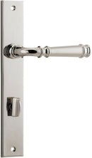 Iver Verona Door Lever Handle On Rectangular Backplate - primehardware