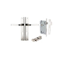 Iver Annecy Door Lever Handle On Rectangular Backplate - primehardware