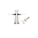Iver Annecy Door Lever Handle On Rectangular Backplate - primehardware