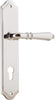 Iver Sarlat Lever Door Handle On Shouldered Backplate - primehardware